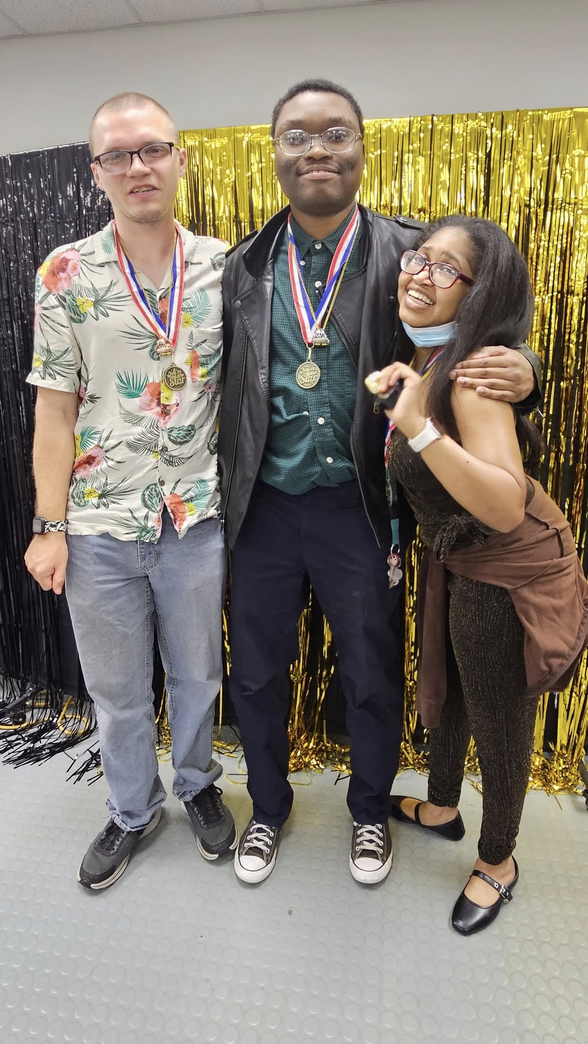 LSE's Got Talent winners, JW, Shamar and Imani