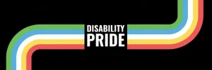 Disability Pride Month banner 